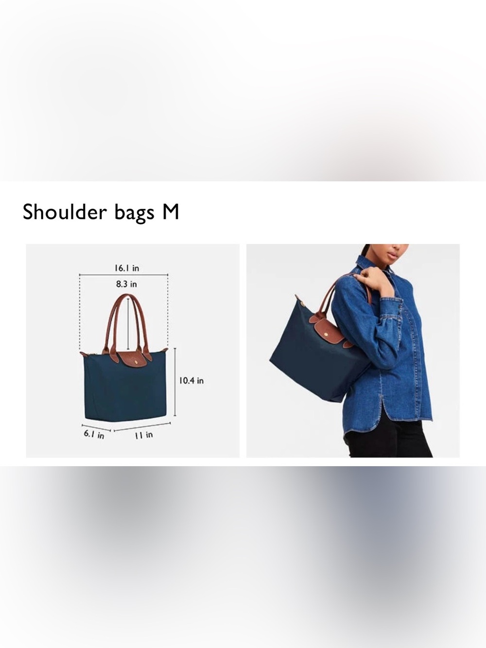 LONGCHAMP LE PLIAGE ORIGINAL M TOTE ROYAL BLUE BAG - Picture 11 of 11